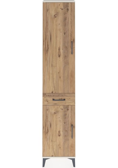 Arges Dolap 4 Raflı Tek Çekmeceli 2 Kapaklı 44x30x221 Aytaşı-çam Aytaşı