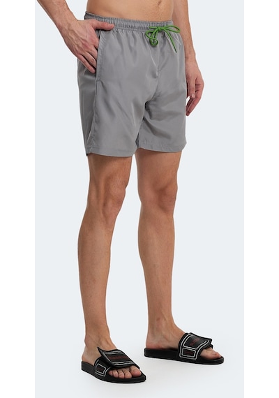 Slazenger RENO Erkek Cepli Deniz Şortu Gri Mayo