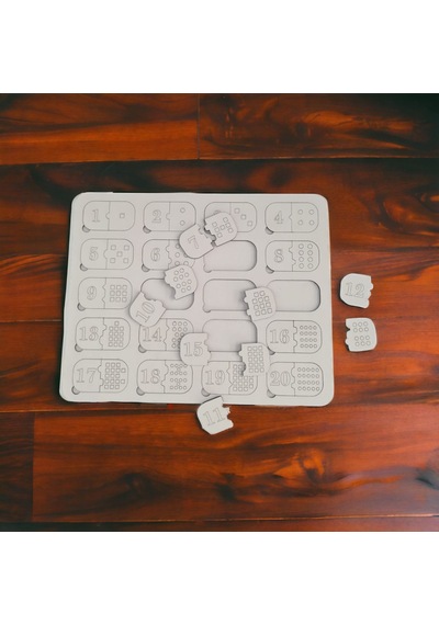 Ahşap Eğitici Öğretici Yapboz Bul Tak Sayılar Puzzle Montessorie