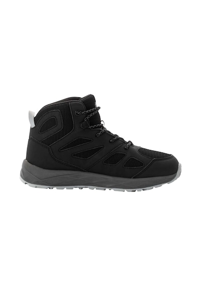 Jack Wolfskın Jack Wolfskin Woodland 2 Texapore Mid K Unisex Çocuk Gri Bot 6350 Antrasit