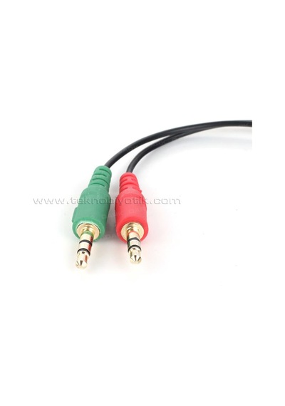 Dark 2X3.5Mm Stereo Erkek - 3.5Mm Stereo Dişi Y Kablo DK CB AUC02