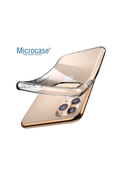 Microcase Apple Uyumlu iPhone 11 Pro Max Ince 0.2 Mm Soft Silikon Kilif Seffaf 386018781