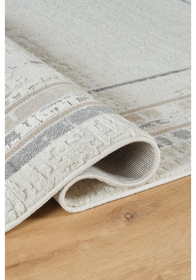 Kaşmir Halı Sahara 7/24 Sara 100x300 CM Salon Mutfak Halısı Yolluk Kilim