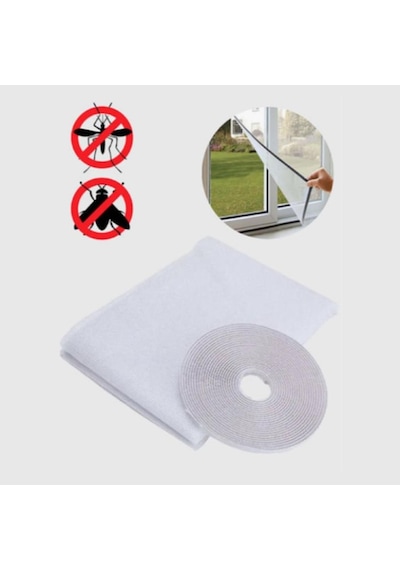 Pencere Sinekliği 150cmx100cm Çift Kanat Tül Pencere Sineklik 1 Adet