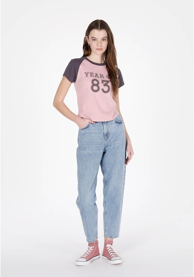 Colin's Colins 855 Fıona Barrel Fit Kadın Mavi Jean Pantolon Cl1075182 Q1.v1 Dn44388 Denim