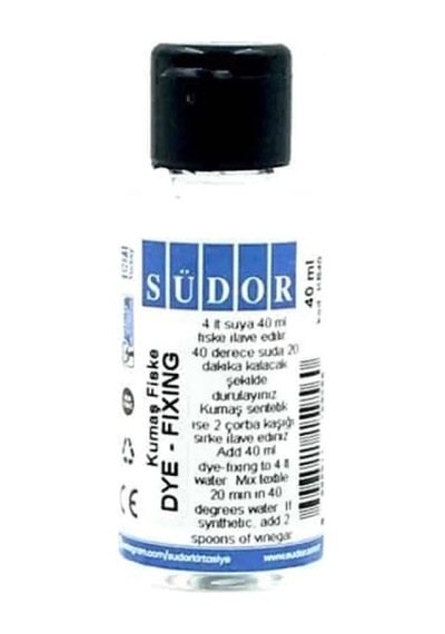 Sd417 Toz Kumaş Boya Fiskesi 40 Ml Dye-fıxıng Şeffaf
