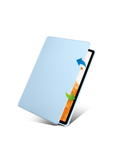 Galaxy Uyumlu Tab S9   Plus Kılıf Termik Kalem Bölmeli Dönebilen Standlı Kılıf