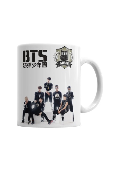 Bts Bangtan Boys Kupa Bardak Porselen No35469 Karışık