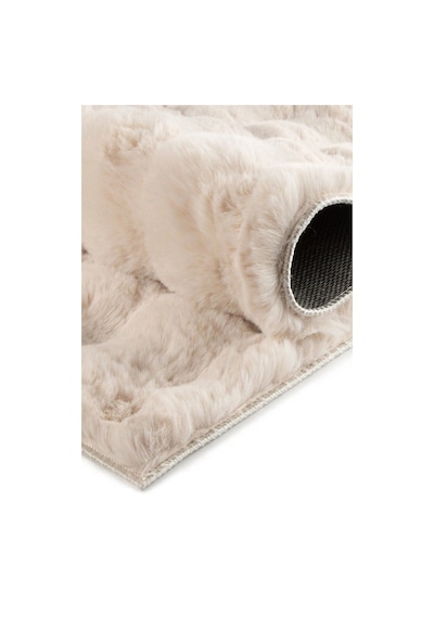 Aries Home Tavşan Tüyü Yumuşak Keçeleşmez Dekoratif Bubble İthal Kalite Post Halı Taş