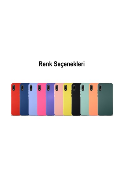 Huawei Y6 2019 Kapak İçi Kadife Lansman Silikon Kılıf