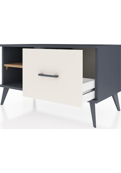 Hyperion Şifonyer Tek Raflı Tek Çekmeceli 88x44x48 Antrasit-çam/aytaşı Çam/aytaşı Hyperion Şifonyer Tek Raflı Tek Çekmeceli 88x44x48 Antrasit-çam/aytaşı Çam/aytaşı