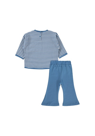 Civil Baby Karışık Meyve Baskılı 6-18 Ay Takım - Pastel Mavi