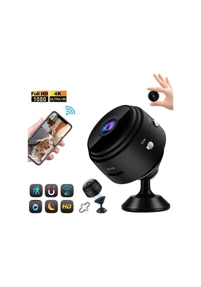Mini Wifi Camera 1080 Gece Görüşlü Hareket Sensörlü Kablosuz Bebek Ve Bakıcı Kamerası Güvenlik Kamerası Diğer