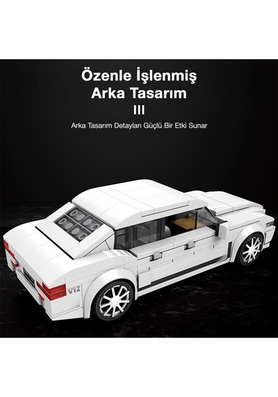 Reobrix Creator 819 Bmw M760 Spor Araba Yaratıcı Yapı Blok Seti Building Blocks - 398 Parça