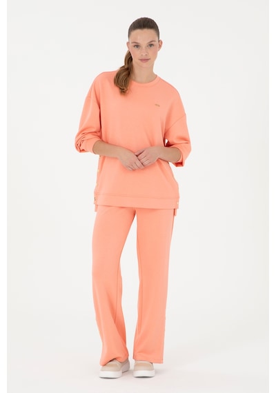 U.S. Polo Assn. Kadın Somon Loose Fit Eşofman Altı 50297368-VR047