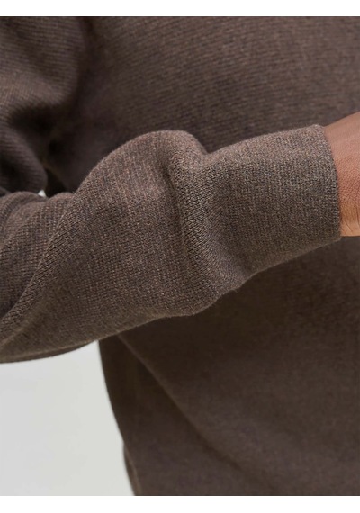 Jack & Jones Milano Stitch Erkek Kahverengi Sweatshirt 12281743-dls Kahverengi