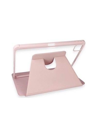 Apple İpad Pro 11 2021 Kılıf Ling 360 Kalemlikli Tablet Kılıf - Rose Gold Arka Kapak