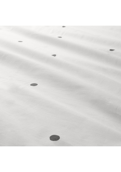 Ikea Vankrets Tek Kişilik Nevresim Takımı 150 X 200 Cm Beyaz - Siyah - Pembe Çok Renkli