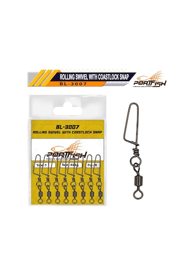 Portfish Bl-3007 Klipsli Fırdöndü 5