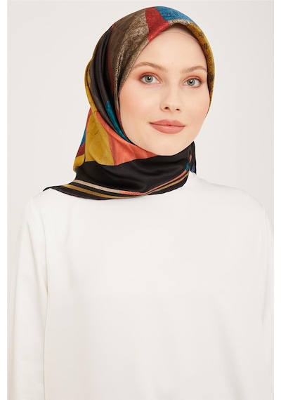 Armine Sura İpek Eşarp 23ka9002 53 Çok Renkli