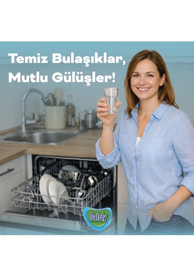 Bulaşık Makinesi Deterjanı - 50 Tablet 50 Yıkama Doğal Vegan Yerli Üretim