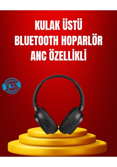 Geniş Frekans Aralıklı Bluetooth Kulak Üstü Kulaklık