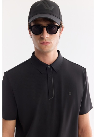 Avva Erkek Siyah Kıvrılmaz Polo Yaka Kırışmaz Hızlı Kuruyan Teknik Kumaş Regular Fit T-shirt A61y1108 Avva Erkek Siyah Kıvrılmaz Polo Yaka Kırışmaz Hızlı Kuruyan Teknik Kumaş Regular Fit T-shirt A61y1108