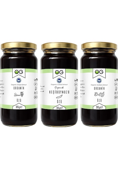 OG natural Organik Sertifikalı Özler Seti 6 Ay 315 Gr - Keciboynuzu,dut,üzüm 1 G