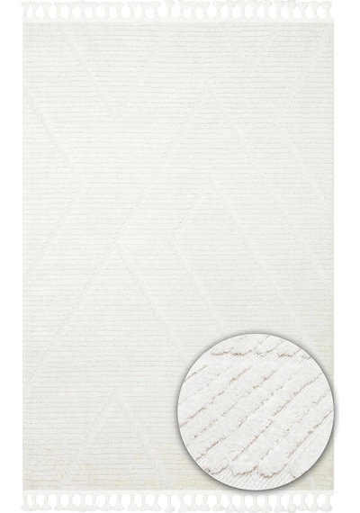 Eko Halı Terazzo Trz 08 White İskandinav Halı