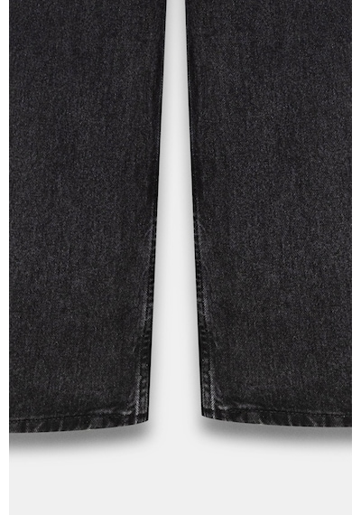 Sââde Kadın Yüksek Bel Wide Leg Bol Paça Jean Pantolon - '90 Vintage Siyah