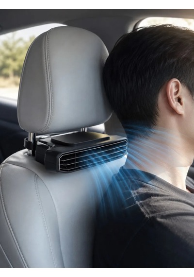Astraltech Aroma Hazneli 5 Kademe Fanlı Araç Koltuk Başlığı Çok Renkli