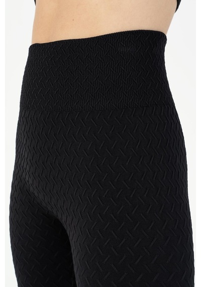 Maraton Active Slimfit Kadın Koşu Siyah Tayt 812093 SiYAH