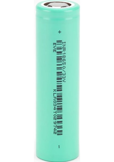 Eve 18650 3.7v Volt 3200 Mah 3c 35v Lityum Şarj Edilebilir 10 Adet Pil Batarya