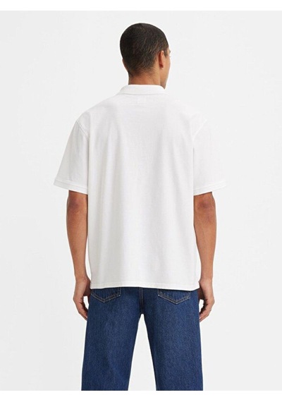 Levi's Relaxed Authentic Polo T Shirt A6735-0000-5139 Beyaz