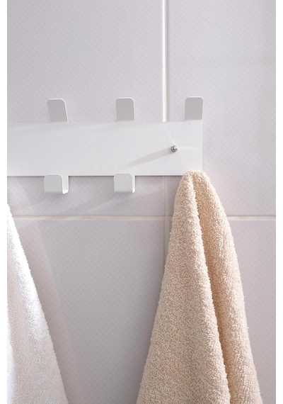 Risingmaber Metal Beyaz Amerikan Kapı Arkası Yapışkanlı Askılık Banyo Askılık Ve Duvar Askısı Mt84b Diğer