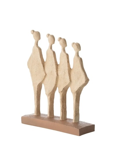 Harmony Women 4 Lü Soyut Kadın Figürlü Dekoratif Biblo 24 8 30 Cm