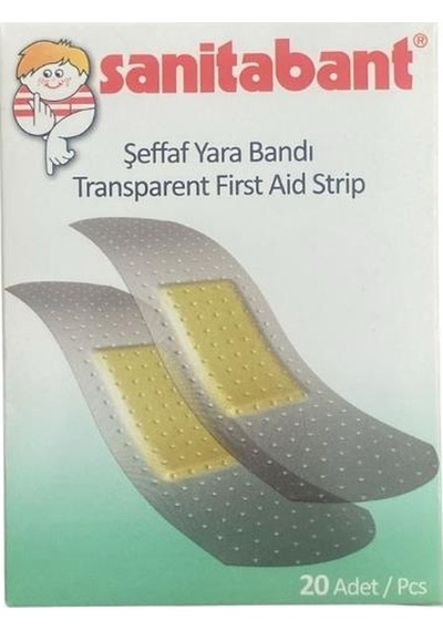 Sanitabant Şeffaf Yara Bandı 20 Adet