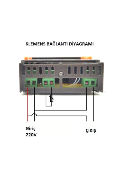 ZFX-7016K 220V 0-1000 C 30A Yüksek Derece Termostat