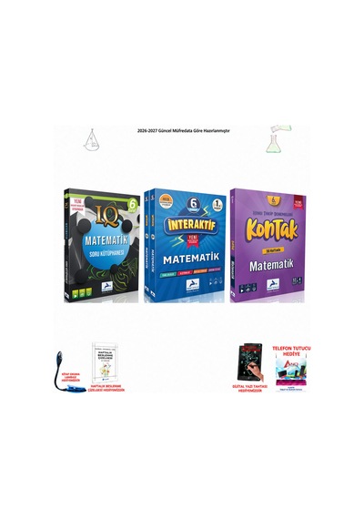 Paraf 6. Sınıf Matematik Üç Seri 3 Kitap Seti