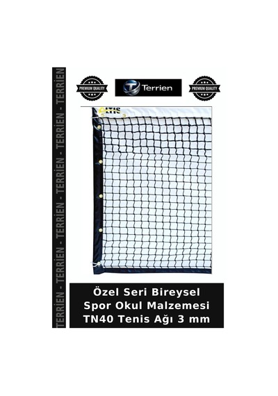 Özel Seri Bireysel Spor Okul Malzemesi Tn40 Tenis Ağı 3 Mm