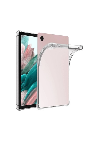 Samsung Galaxy Uyumlu Tab A9 X110 Kılıf Anti Shock Şeffaf Silikon Arka Kapak Arka Kapak