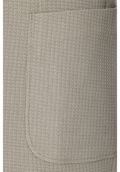 Süvari Haki Slim Fit Desenli Mono Yaka 6 Drop Ceket