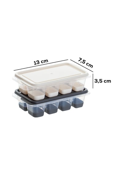 16015 2 Li Mini Bpa Içermez Yapışmaz Silikon Bas Çıkar Buz Kalıbı- Silikon Buz Kalıbı Buzluk Silikon Diğer