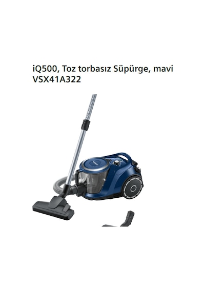 Bosch Uyumlu Gs41 Seri6 Siemens Iq500 Toz Torbasız Süpürge Filtresi