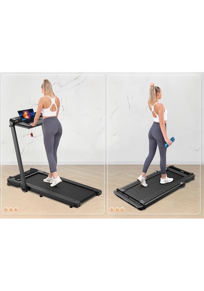 Slazenger Smart Katlanır-ofis Masalı-eğimli-hazır Kurulumlu Koşu Bandı