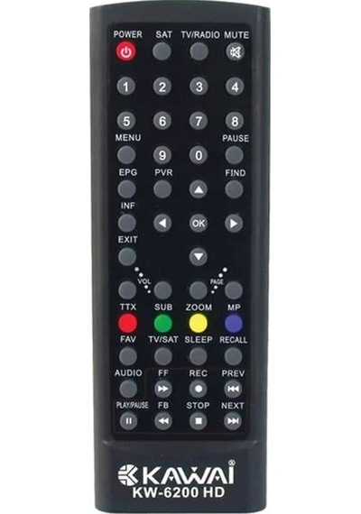Sh Kawai Kw-6200 Hd Uydu Alıcı Kumandası Najmaddin