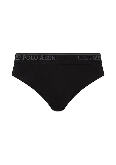U.S. Polo Assn. - Erkek Siyah 3 Lü Slıp 90003 Siyah