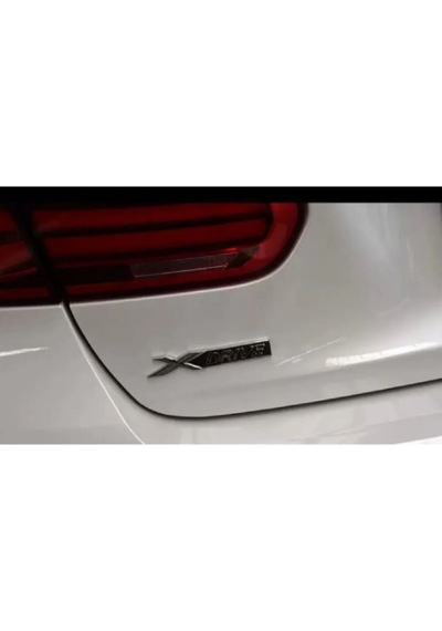 Bmw X Drive Bagaj Yazı Logo Car Arma Siyah Metal Sticker Amblem