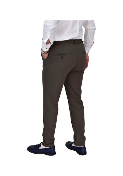 Erkek Beli Lastikli Jogger Pantolon Regular Fit Bgl-st04328 Haki