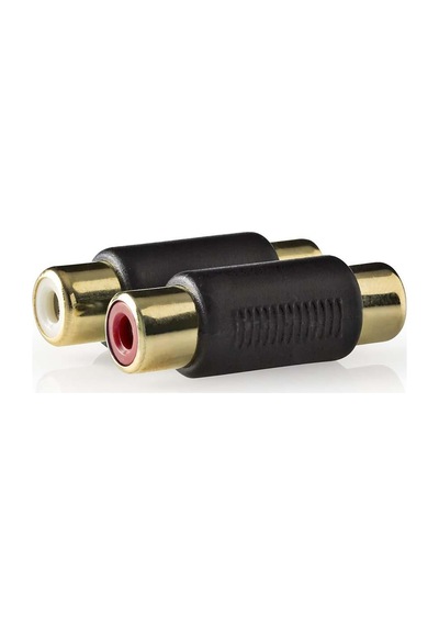 2x Rca Dişi - 2x Rca Altın Kaplama Dişi Konektör